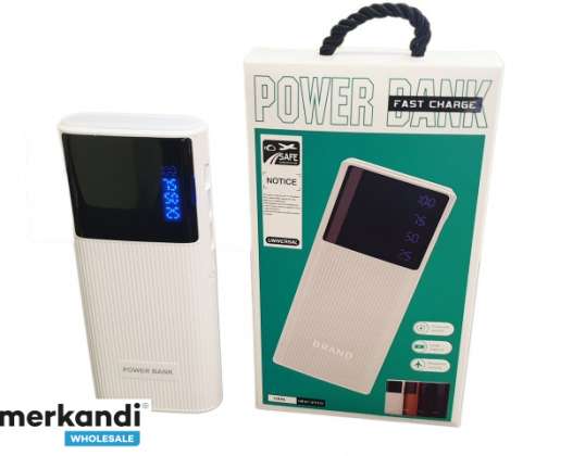 Power bank powerbank akumulators LCD USB zibspuldze 50000