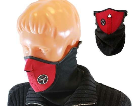 AG303H NEOPRENMASKE MOTORSKI ROT