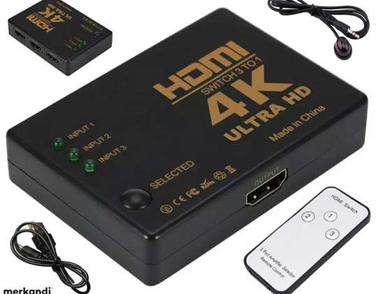 HD28D FULL HD HDMI SWITCH WITH REMOTE CONTROL