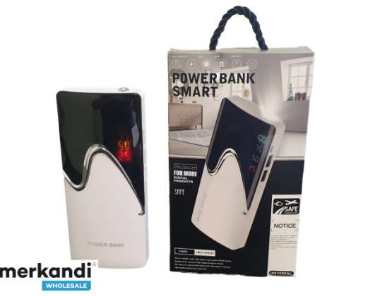 Power bank powerbank akkumulátor LCD USB zseblámpa 50000