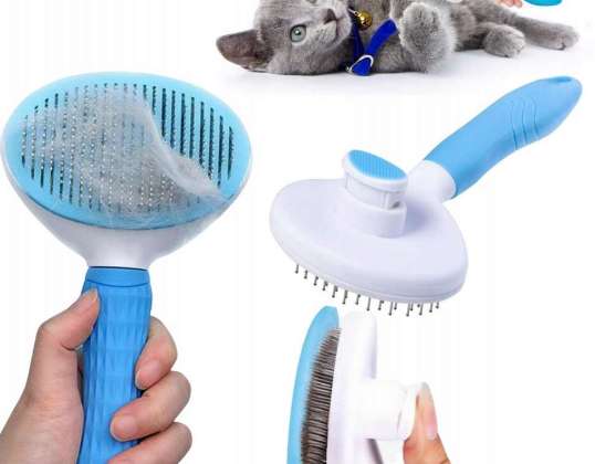 CAT DOG HAIR BRUSH SELF-CLEANING
