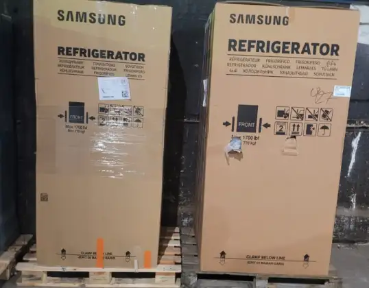Samsung Mixed White Goods 64 Piezas Una Caja Original De Ware ¡NUEVA! | Refrigeradores Side By Side y Combi, Lavadoras, Hornos, Microondas