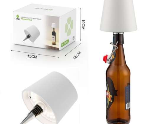White Touch LED Lamp geschikt voor alle soorten en flesformaten! 3000K-4500K-6500K