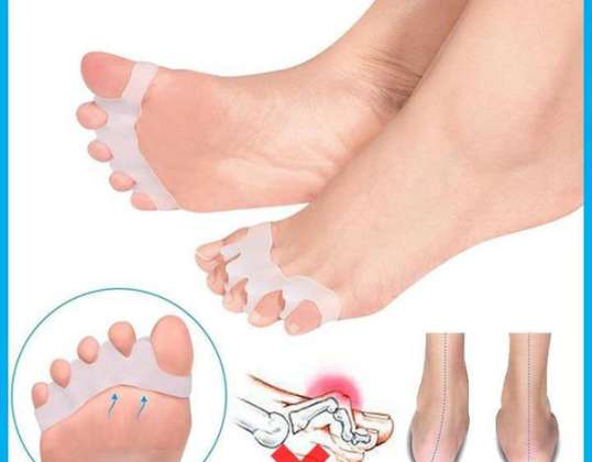 Correttore di dita dei piedi: separatore di dita, raddrizzatore di dita, dispositivo di allineamento delle dita dei piedi