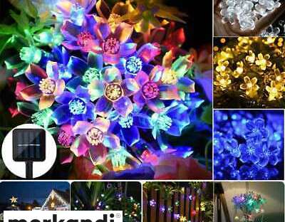 Flores radiantes: ilumine su jardín con luces solares para flores LEDROSE