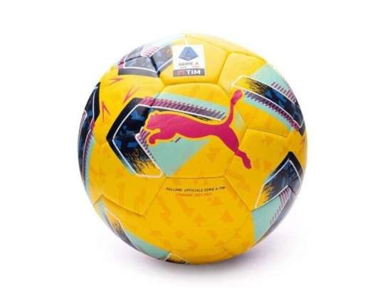 PUMA FOOTBALL BALL SERIE A 2023/2024 084116 02 YELLOW ORBIT size 4 and 5