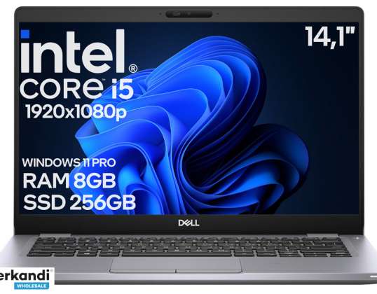 40x Usado Dell Latitude 5310 13.3&quot; FullHD IPS Laptop Intel Core i5 10GEN 8GB DDR4 256GB SSD A