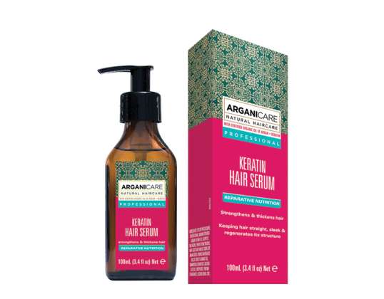 Arganicare Кератин Възстановяващ серум за коса с кератин 100 ml