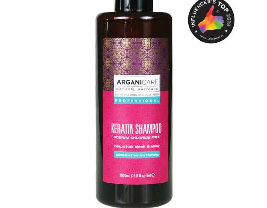 Arganicare Keratin hårshampoo med keratin 1000 ml