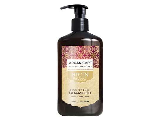 Arganicare Ricínový olej šampón stimulujúci rast vlasov 400 ml