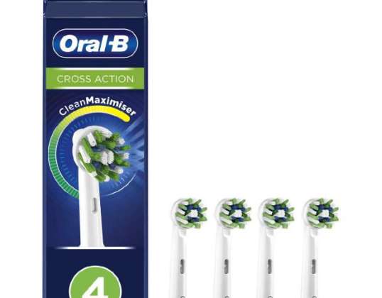 ORAL B CROSS ACTION EB50RB CLEANMAXIMISER 4CT