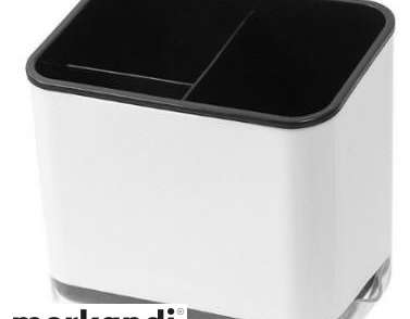 AG886A CUTLERY DRAINER CONTAINER WHITE/BLACK