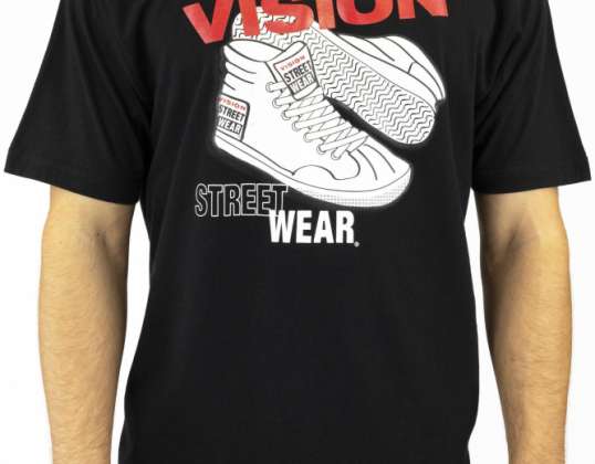 MEN'S T-SHIRT BRAND "VISION STREET WEAR" IN ASSORTED LOTS
