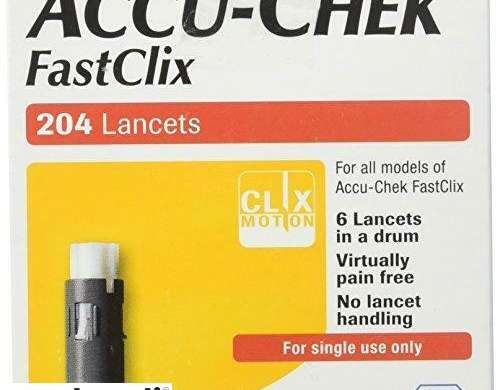 Lancettes ACCU-CHEK FastClix 102 chacune (paquet de 2)