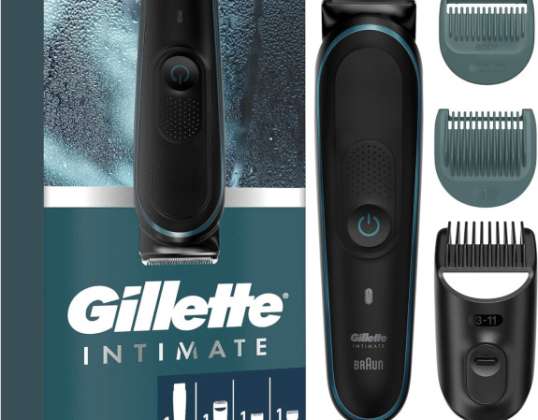 Gillette Intimate i5 Clipper - jauns krājums ar 200 gabaliem blisterī tālākpārdošanai