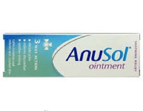 ANUSOL Ointment for Hemorrhoid Relief - Targeted, Soothing Treatment, 25g Tube
