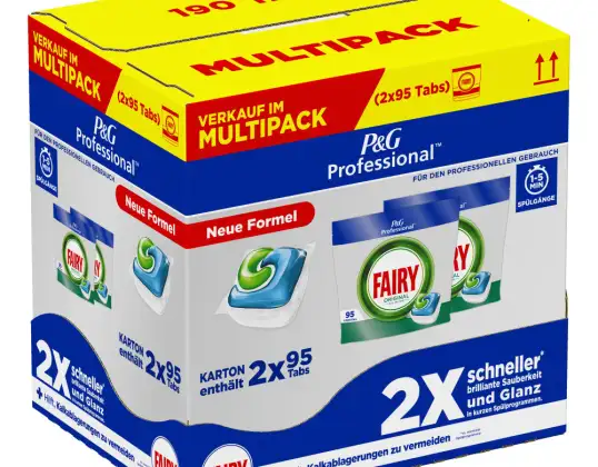 Fairy Professional Original All In One Dishwasher Tabs 2x95 Pieces