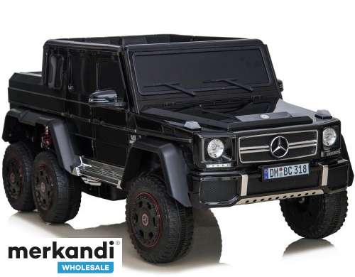 Mercedes Benz G63 6x6 | 24V | Svart | Elektriska barn åker på | Nu i lager i Holland!!