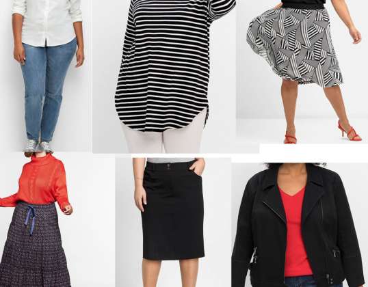 €5.50 per piece, L, XL, XXL, XXXL, Sheego women's clothing large sizes