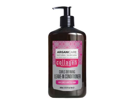 Arganicare Collagen Odżywka bez spłukiwania definiująca loki 400 ml