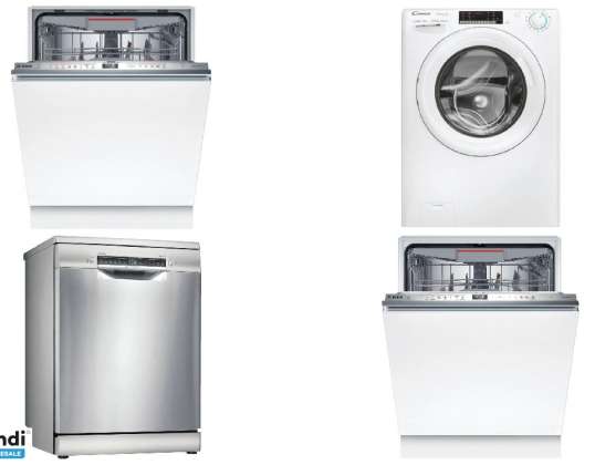 Set of 13 units of functional used appliances - Various brands (Bosch, Candy, Beko)