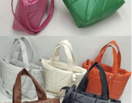 Turkish women's fashion bags of excellent quality for wholesale, with a wide range of colors and models.