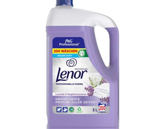 Lenor Professional Lavender &amp; Lily of the Valley Breeze mehčalec 5 litrov