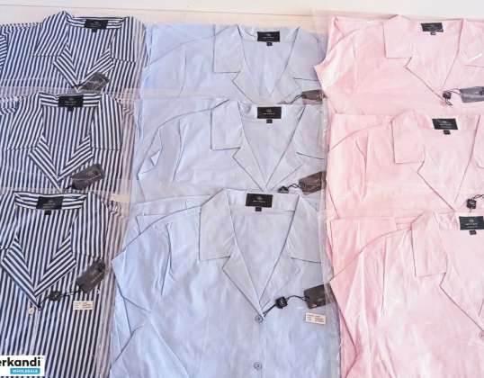 135 pcs chemises pour femmes MIJAS, vente en gros stock restant