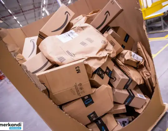 Envíos de Amazon - Paquetes de devolución - Excedentes de productos - Paquetes de Amazon - Lotes de Amazon - Devoluciones de Amazon
