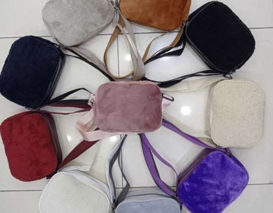 Дамски чанти за търговия на едро с множество цветови и моделни алтернативи.