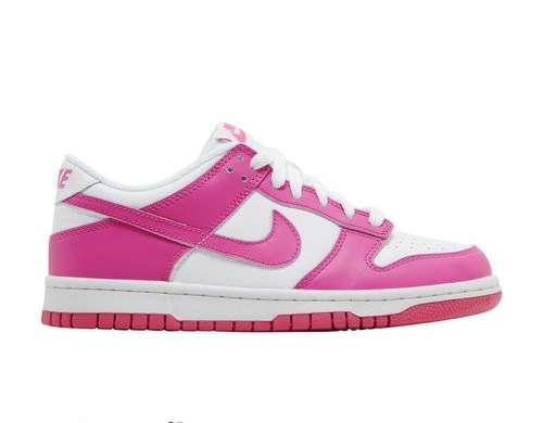 Nike Dunk Low Laser Fuchsia (GS) - FB9109-102 - 100% authentic with original boxes