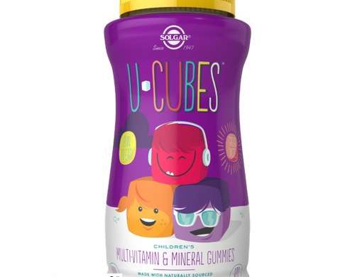 Solgar-U-Cubes™ Gummies multivitamine și minerale pentru copii