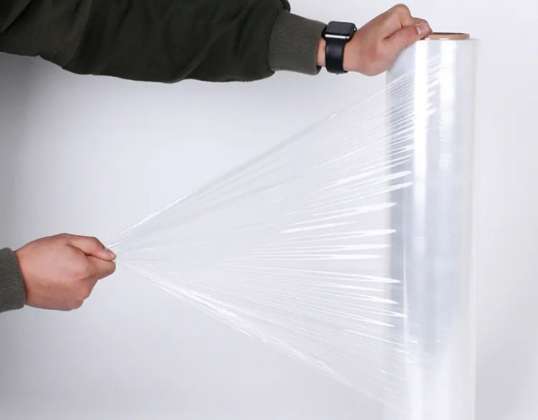 Stretch film 6 rolls, 500 mm width, 17my, 2 kg/roll, transparent