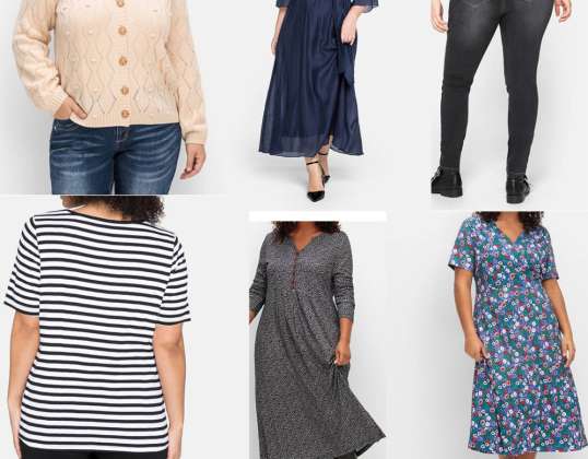 €5.50 per piece, L, XL, XXL, XXXL, Sheego women's clothing large sizes