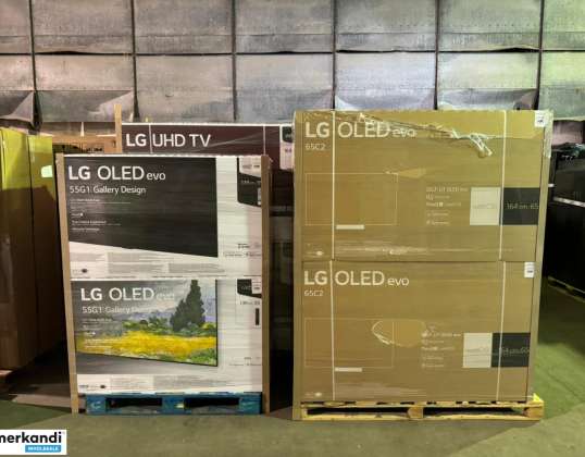 LG TV Refurbished - Som Ny 280 stykker | 43", 50", 55", 65", 75", 85" | OLED TV, LED TV | 4K, 8K, WebOS | Buede tv'er
