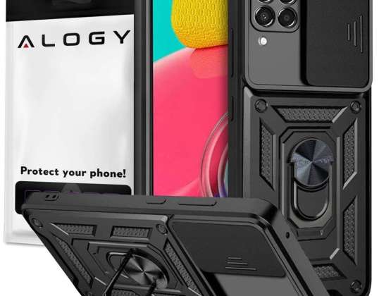 Alogy Camshield Stand Ring panssaroitu kameran kansikotelo Samsung G: lle