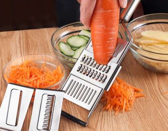 Manual multipurpose kitchen slicer