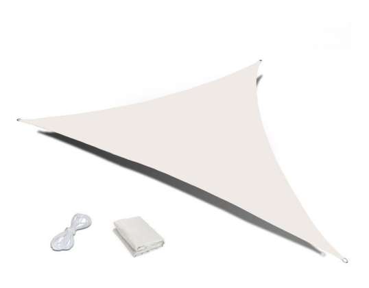 Waterproof canopy sunshade sail 3x3x3m - beige