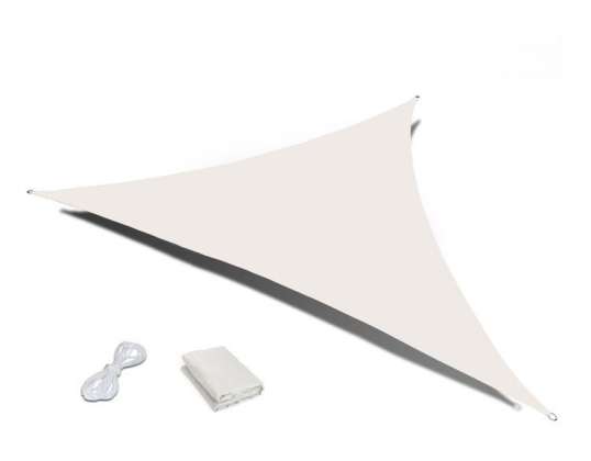 Waterproof canopy sunshade sail 5x5x5m - beige