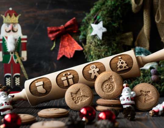 Engraved Rolling Pin - SALES HIT 2023 the perfect gift idea! Size SMALL