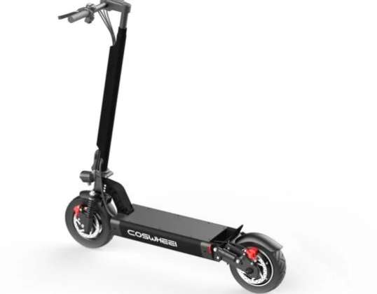 Pall engros 12x Elektrisk scooter for byen S1+ PRO 750W lys sammenleggbar 15Ah maks 35 km/t