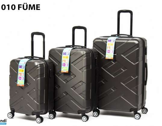 Suitcase Set - Royal Swiss: Perfect set for all your travels with hard cases and 360° wheels