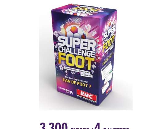 Joc de societate - Super Challenge Foot RMC - Disponibil în 3 palete