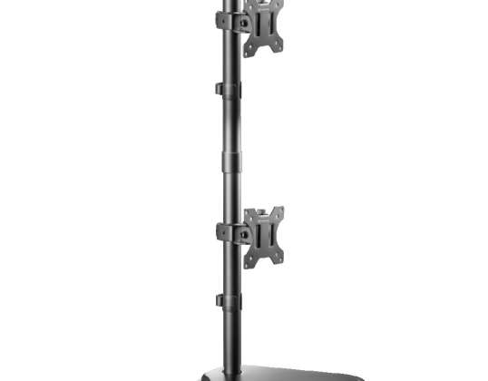 Dual Monitor Stand 13&quot; 32&quot; up to 8 kg ONKRON D208FS Black