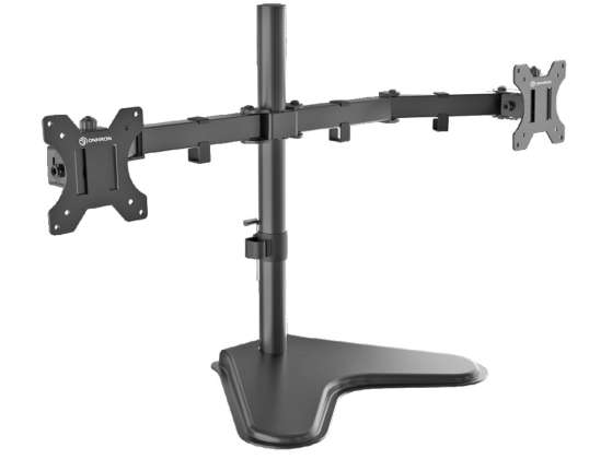 Ständer für zwei Monitore 13" 32" bis 8 kg ONKRON D221FS Schwarz