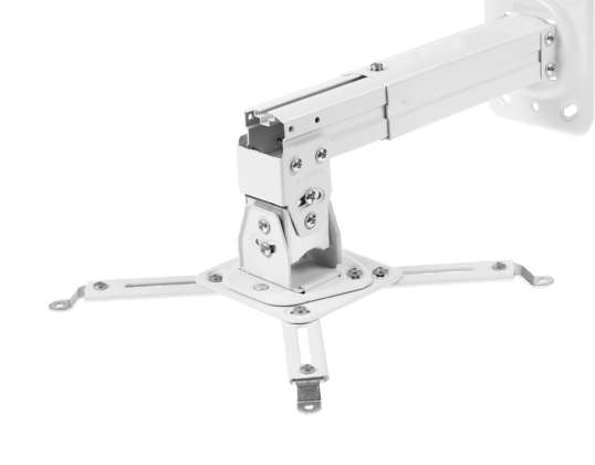 Podesivi stropni nosač za projektore težine do 10 kg ONKRON K3A Bijela