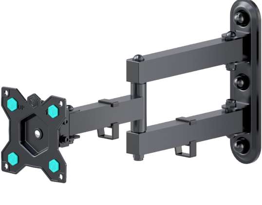 ONKRON R4 Full Motion TV Wall Mount for 10&quot; 35&quot; to 25 kg Black