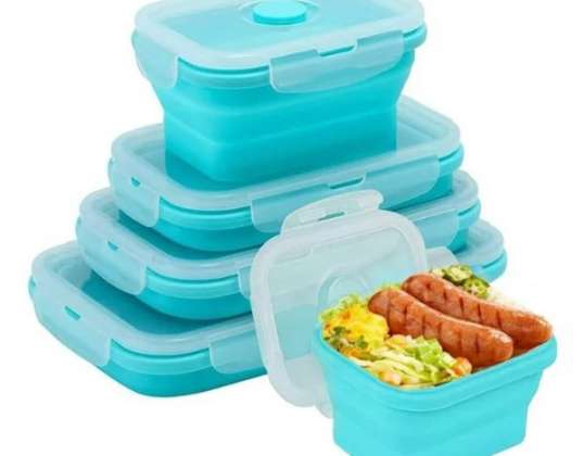 Silicone collapsible containers (4 pieces) POPLATE