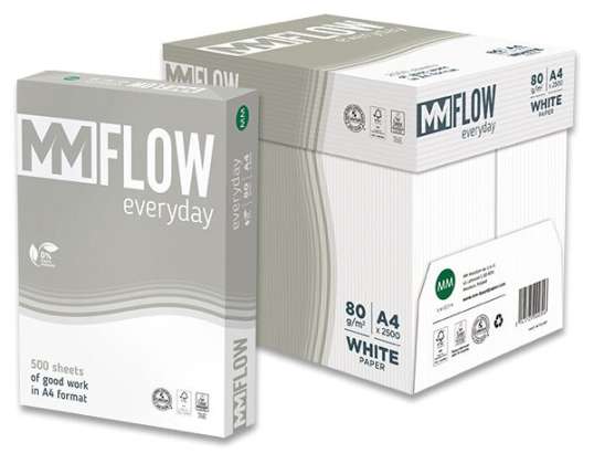 A4 OFFICE PAPER MM FLOW EVERYDAY 80GSM