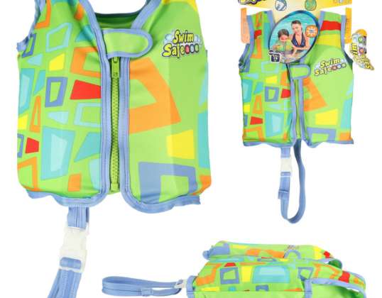 BESTWAY 32176 Gilet da nuoto per bambini verde 1 3 anni 11 19kg